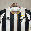 Camisa do Santos 24/25 Preta e Branca (Neymar JR 10 Incluso)