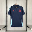 Camisa Flamengo Gola Polo 2025 Adidas - Azul Marinho
