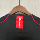 Camisa Retrô Away II do Manchester United 2007 Preta  - Manga Longa