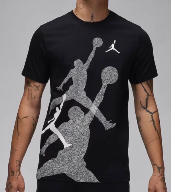 Camiseta Nike Jordan Grafitado Cinza