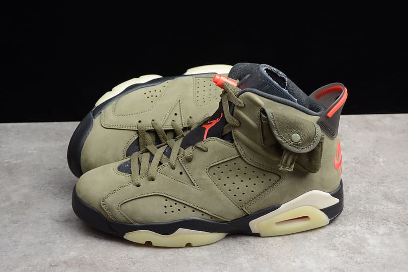 Air Jordan 6 Retro Travis Scott "Olive"