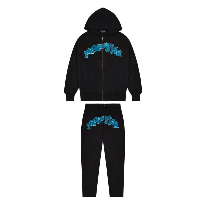 Conjunto Trapstar Wildcard Chenille BlueBlack