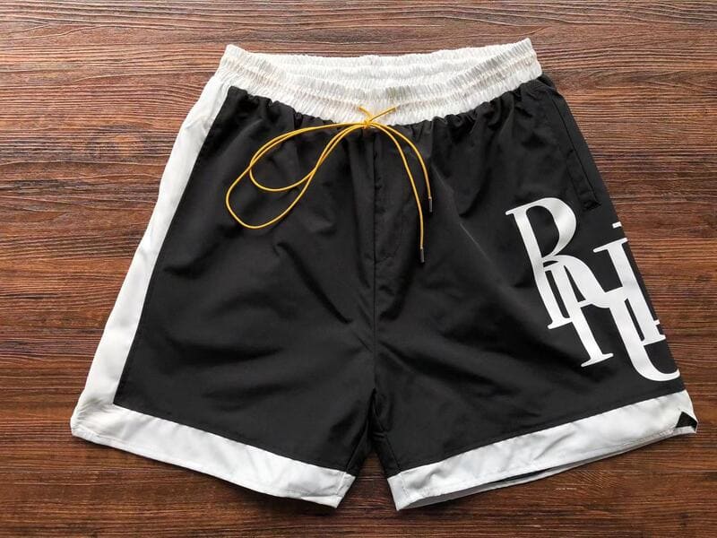 Rhude Side Logo Shorts Black