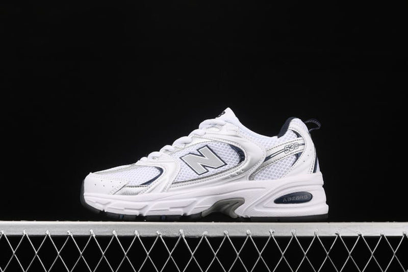 New Balance 530 White Silver Navy