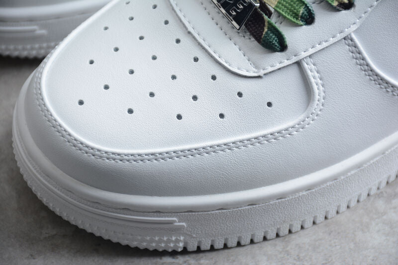 Bape Sta Low White ABC Camo Green