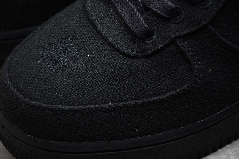 Stussy x Nike Air Force 1 Triple Black