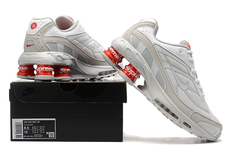 Supreme x Nike Shox Ride 2 White