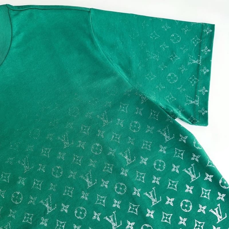 Camiseta Louis Vuitton LVSE Monogram Gradient Green