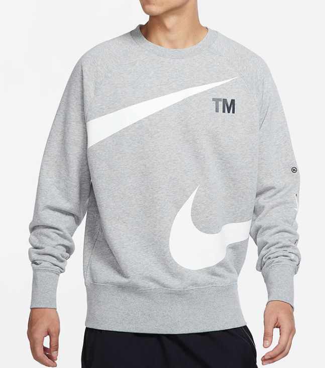 Blusa Moletom Careca Nike Swoosh Dividido