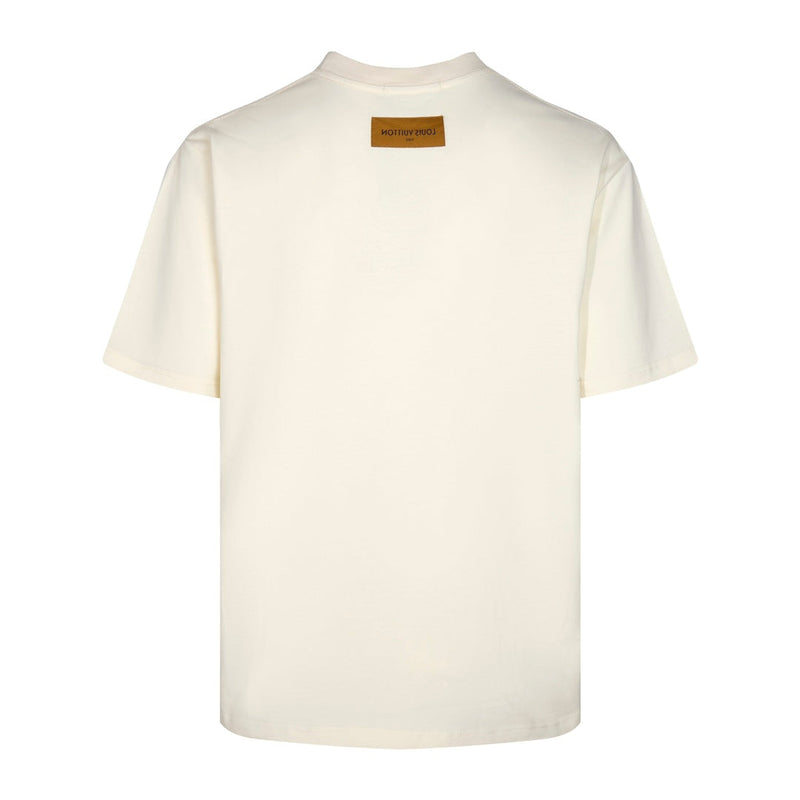 Camiseta Louis Vuitton Cream LV Lovers