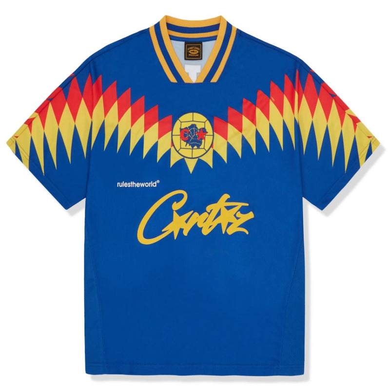 Camiseta Corteiz Futebol Azul