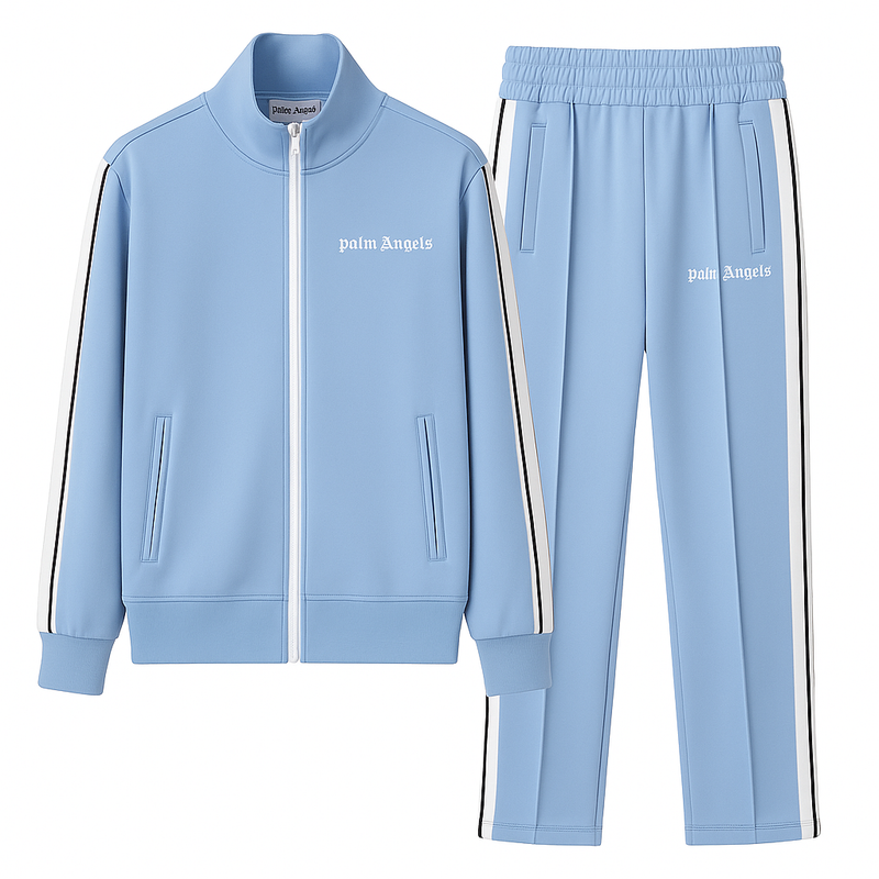 Conjunto Palm Angels Logo Azul