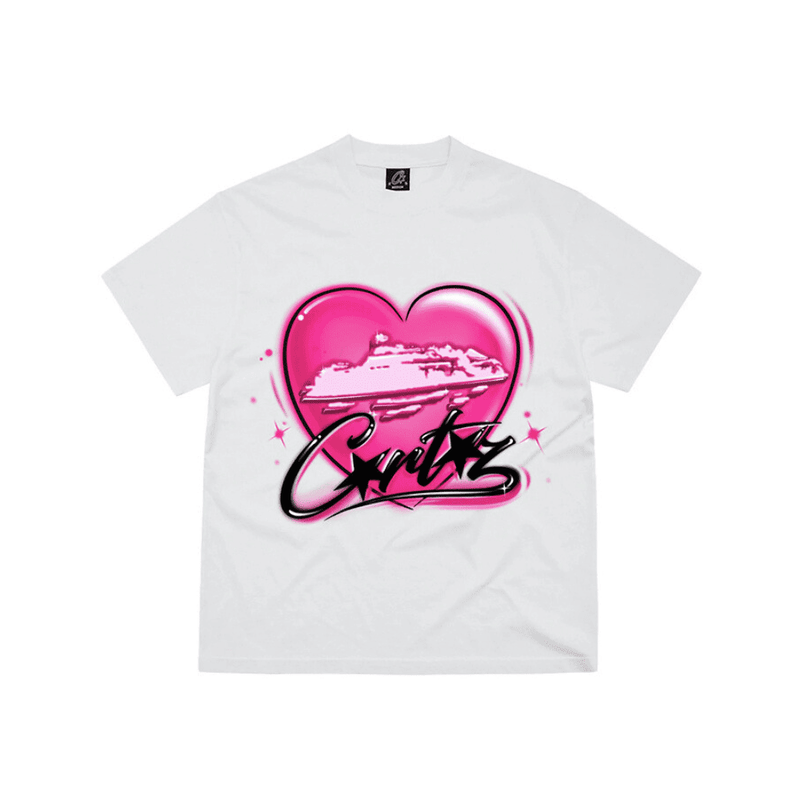 Camiseta Corteiz Pink Heart Tee