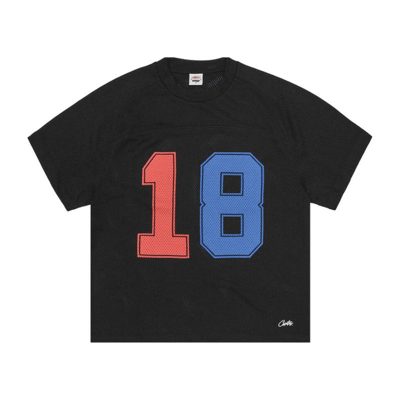 Camiseta Corteiz HMP Mesh Panel Jersey Black