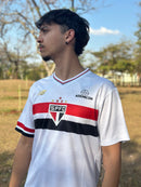 Camisa São Paulo 25/26 Casa New Balance Masculina - Branco+Vermelho