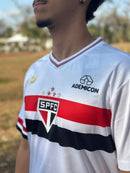 Camisa São Paulo 25/26 Casa New Balance Masculina - Branco+Vermelho
