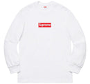 Camiseta Supreme LongSleeve Box Logo Branca