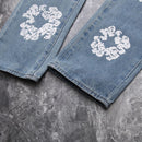 Calça Denim Tears x Levi's Cotton Wreath Jean Light Wash