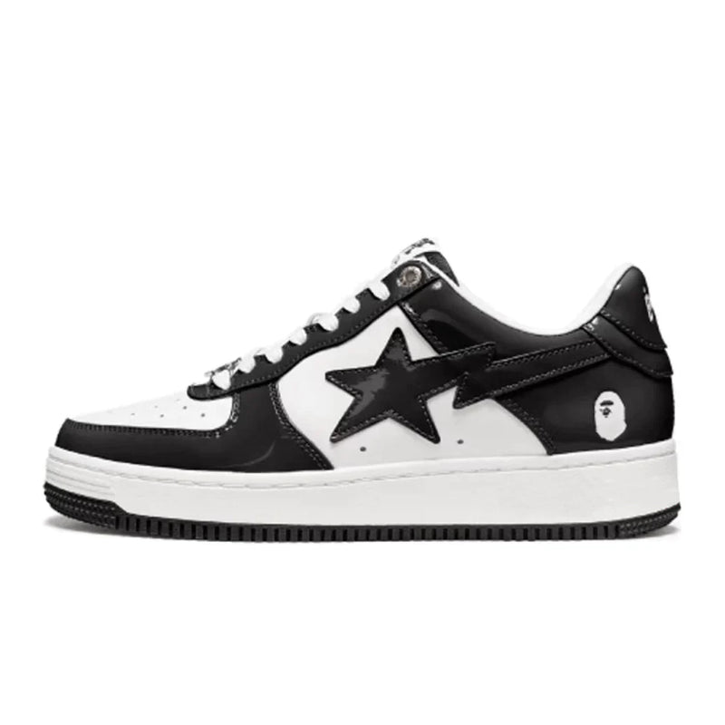 Bape Sta Low Black White