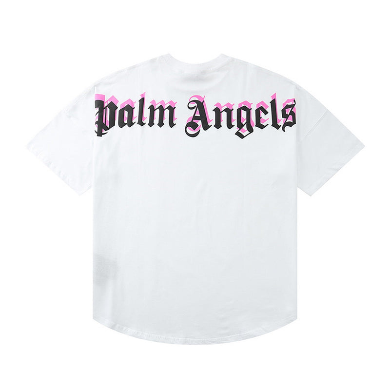 Camiseta Palm Angels Double Logo Oversized