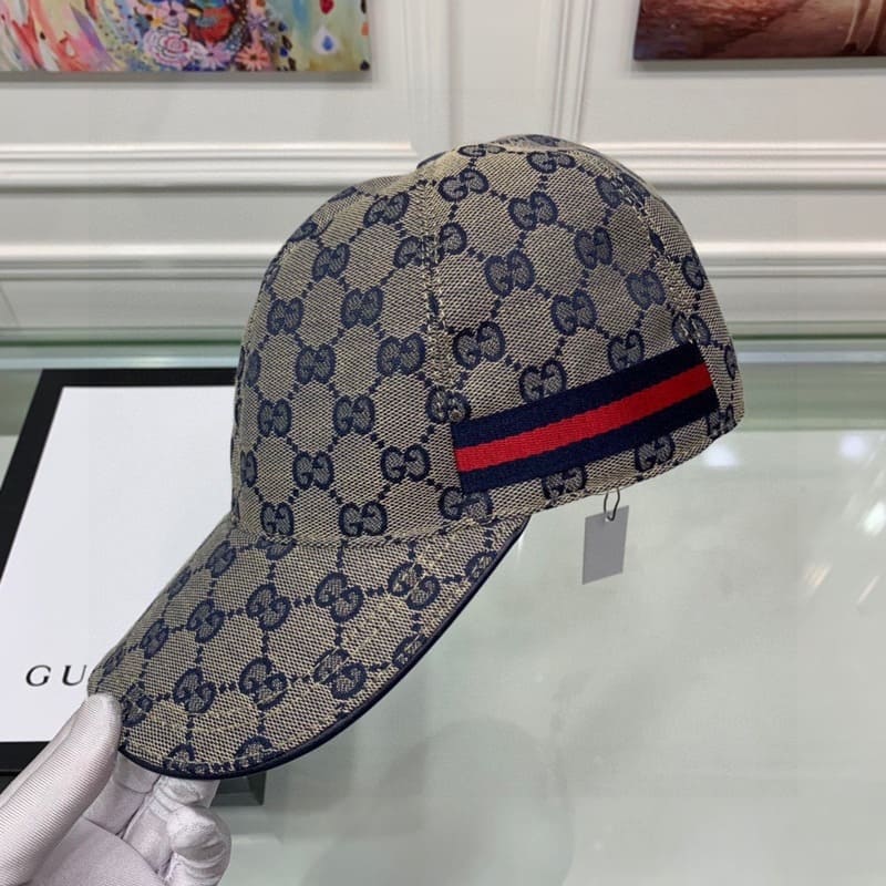 Boné Gucci GG Se Canvas Grey