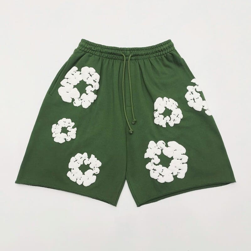 Shorts Denim Tears The Cotton Wreath Green