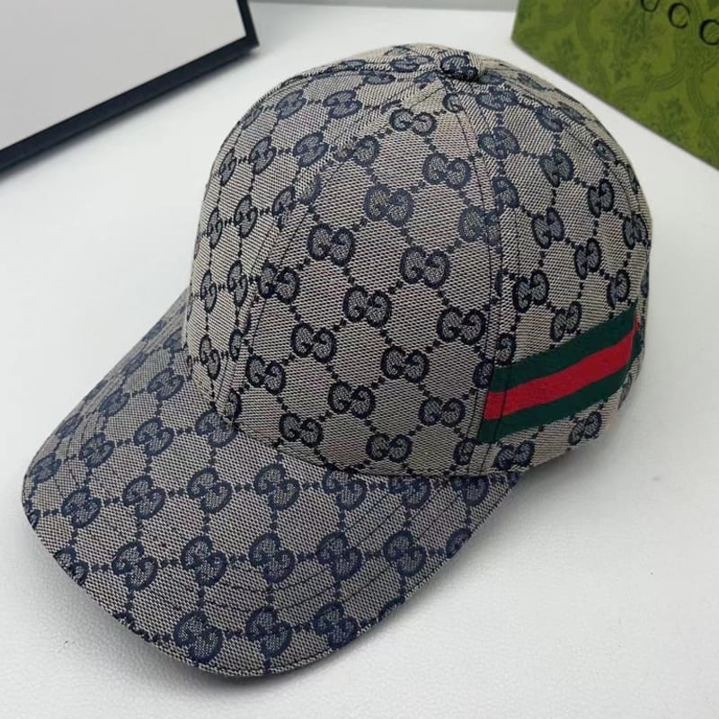 Boné Gucci GG Se Canvas Grey