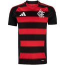 Camisa Flamengo I 2025 Torcedor Adidas Masculina - Vermelho+Preto