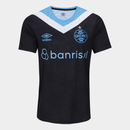 Camisa Grêmio III 24/25  Torcedor Umbro Masculina - Preto+Branco
