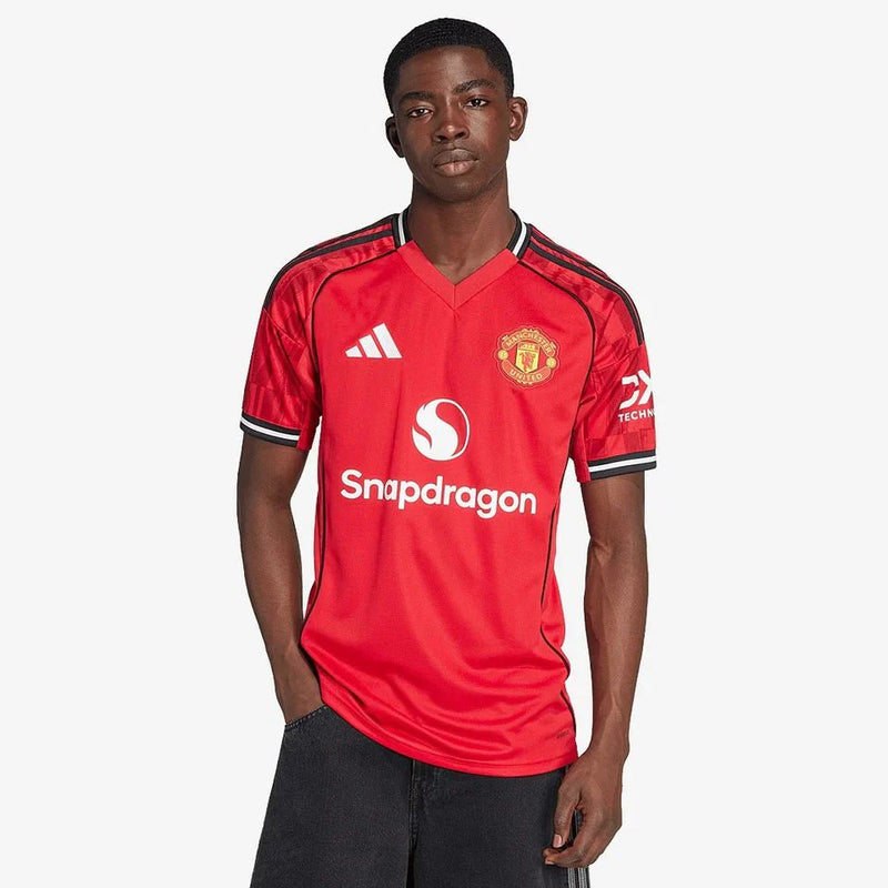 Camisa Manchester United I 2025/26 Adidas Torcedor