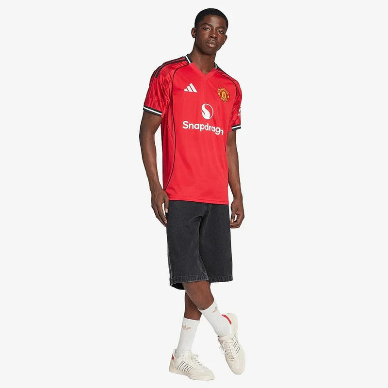 Camisa Manchester United I 2025/26 Adidas Torcedor