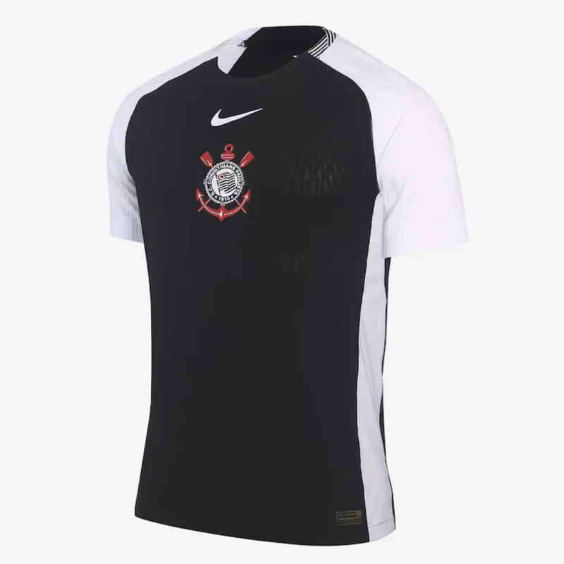Camisa Nike Corinthians  II 2025  Torcedor - Preta e Branca - Masculina