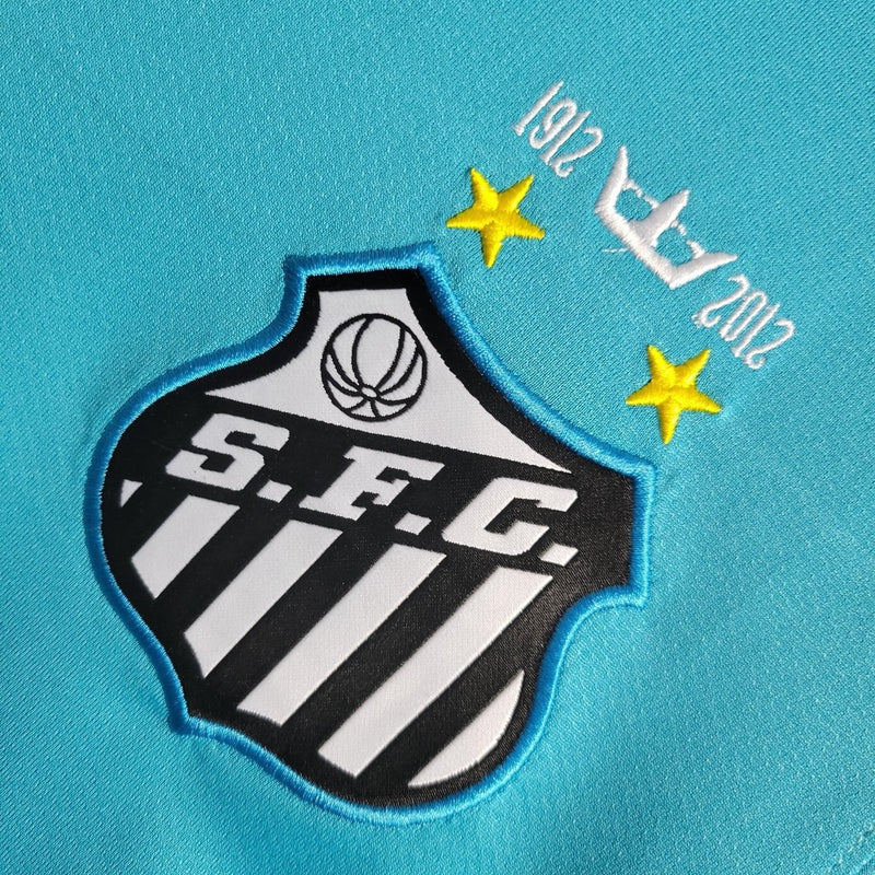 Camisa Santos Retrô 2011/2012 Azul NEYMAR