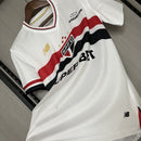 Camisa São Paulo 25/26 Casa New Balance Masculina - Branco+Vermelho