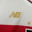 Camisa São Paulo 25/26 Casa New Balance Masculina - Branco+Vermelho