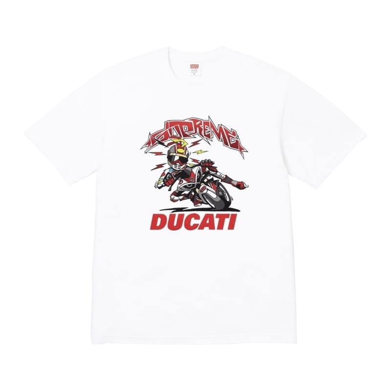 Camiseta Supreme Ducati Bike Branco