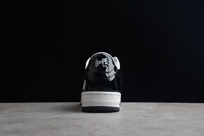 Bape Sta Low Black White