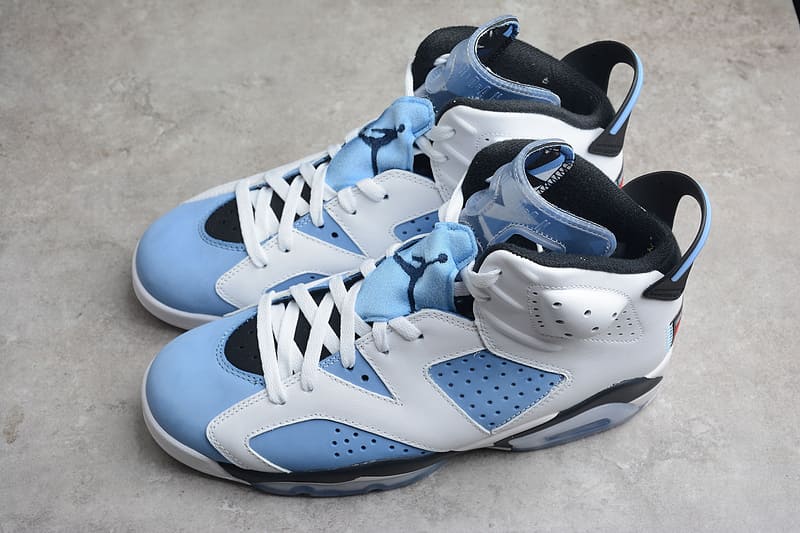 Air Jordan 6 Retro UNC White