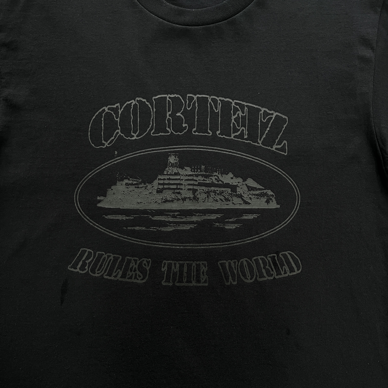 Camiseta Corteiz Rules the World (All Black)