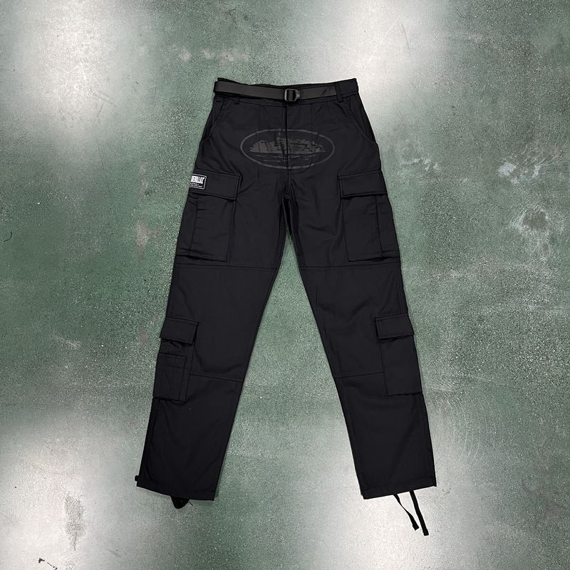 Calça Corteiz Cargo All Black