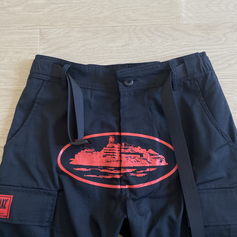 Calça Corteiz Cargo Vermelho