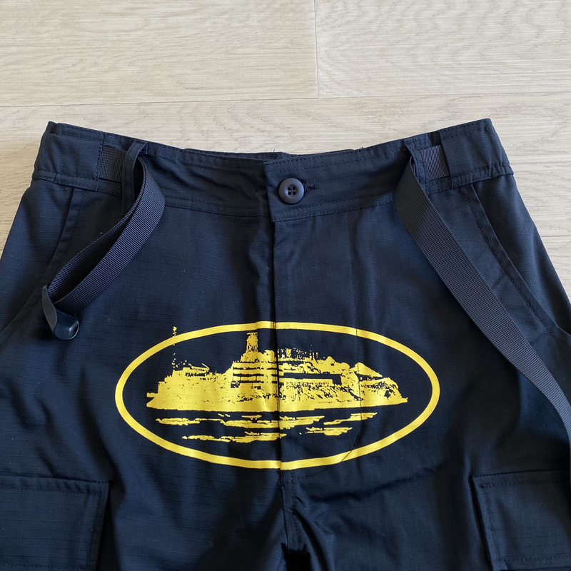 Calça Corteiz Cargo Amarelo