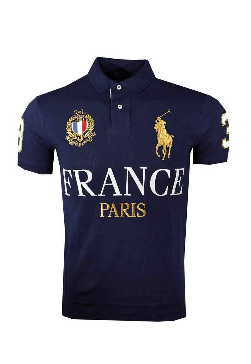 Polo Ralph Lauren France Paris Azul Marinho