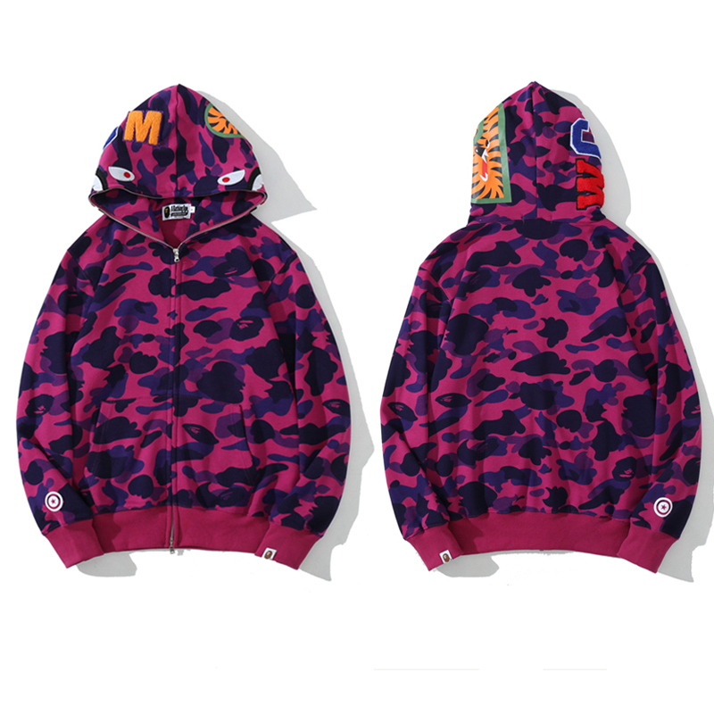 Moletom Bape Shark Fullzip Roxo