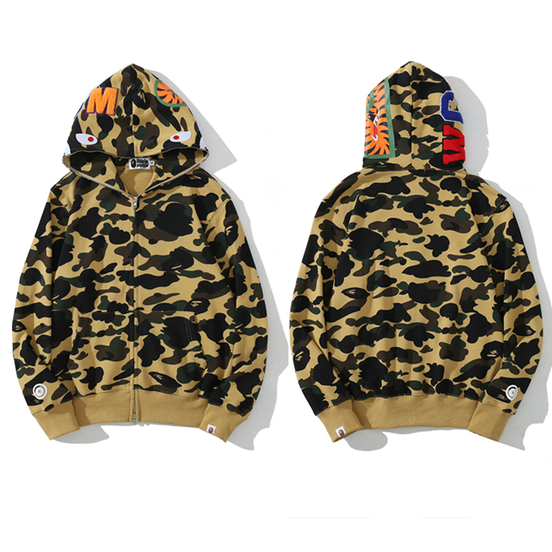 Moletom Bape Shark Fullzip Verde