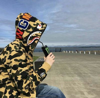 Moletom Bape Shark Fullzip Verde