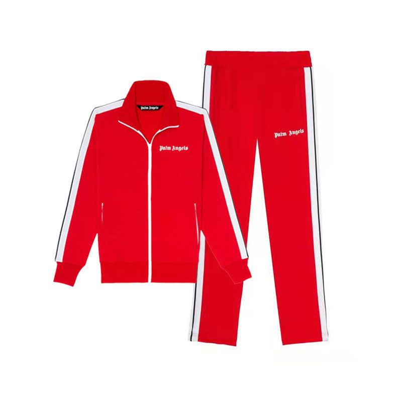 Conjunto Palm Angels Logo Vermelho