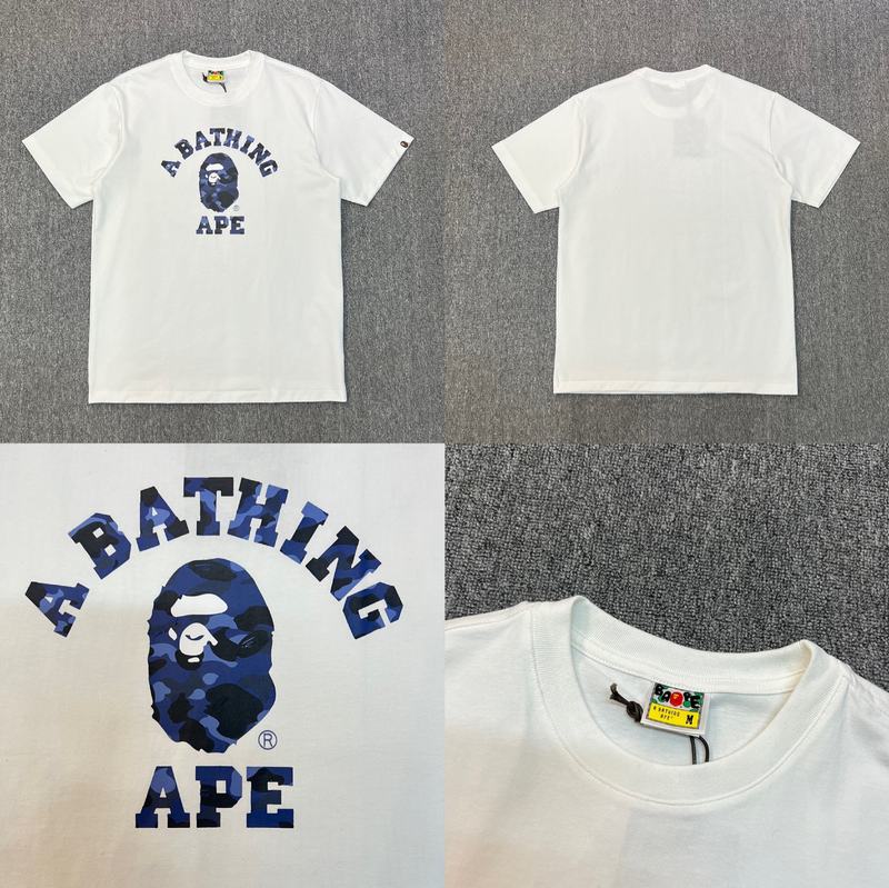 Camiseta BAPE A Bathing Ape Camo Azul