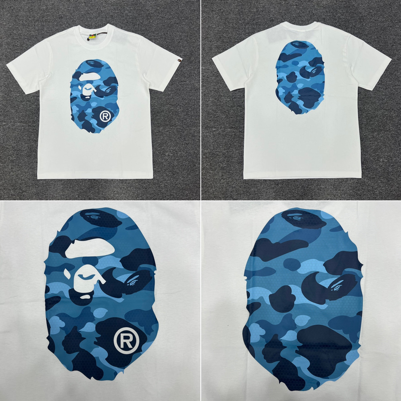 Camiseta BAPE Camo Azul