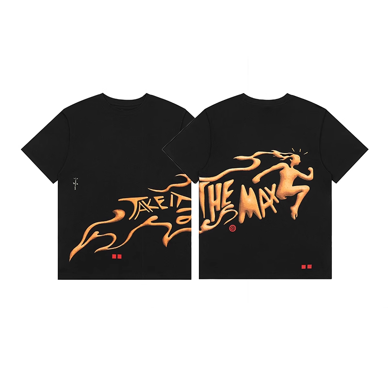 Camiseta Travis Scott Take it to the Max Preto